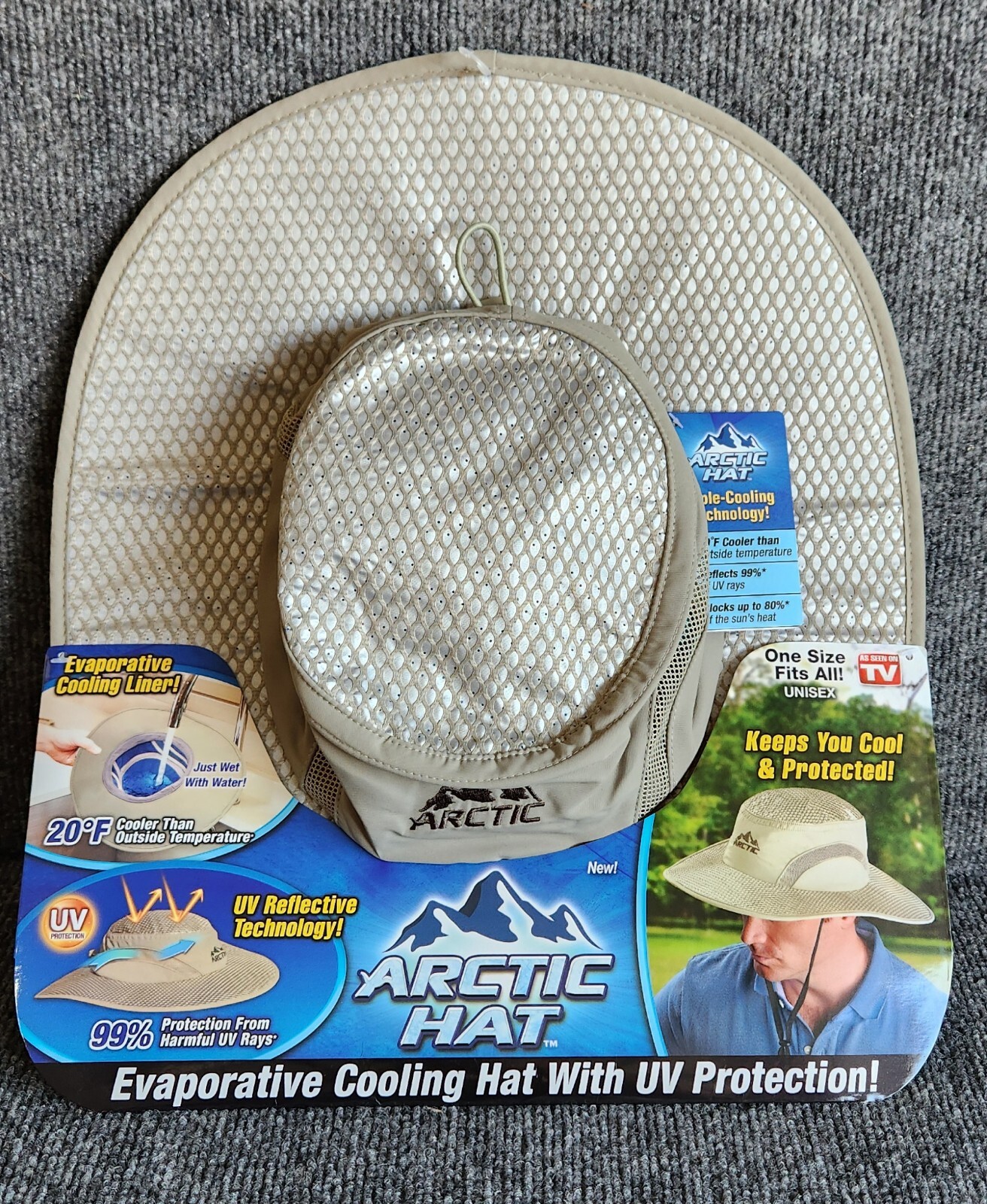 Arctic Cooling Hat with UV Protection for Men & Women – One Size  