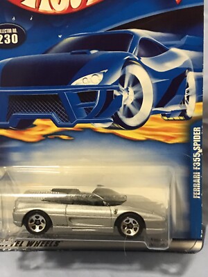 NIP New in Package Mattel Hot Wheels #230 Ferrari F355 Spider in