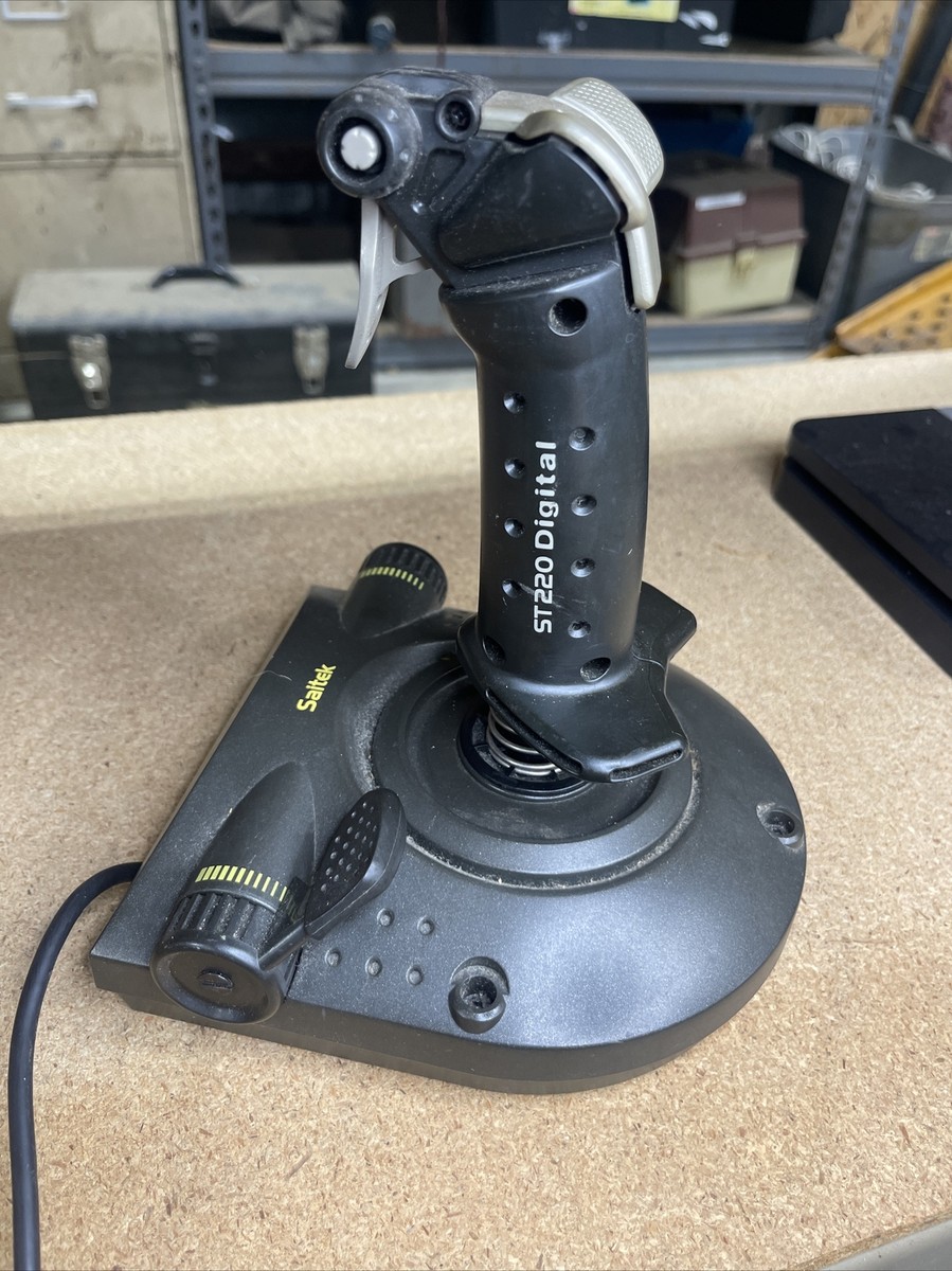 Saitek ST220 PC Flight Stick & Throttle Joystick Flight Saitek ST220 PC Flight Stick & Throttle Joystick Flight