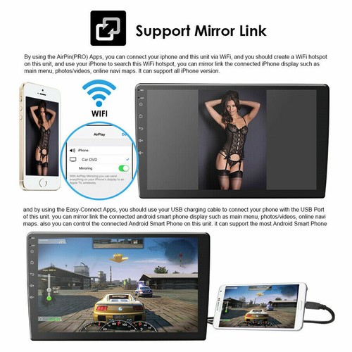 10.1" Android 9.1 Radio Stereo GPS Nav Car MP5 Player For 2008-2012 Honda Accord - Picture 8 of 11