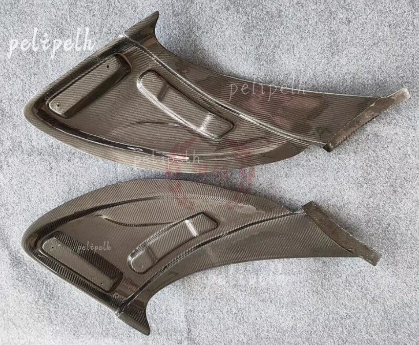Cubierta de ala de ventilación lateral de fibra de carbono seca para McLaren MP4-12C 650S 2013-2014 Foto 4 de 4