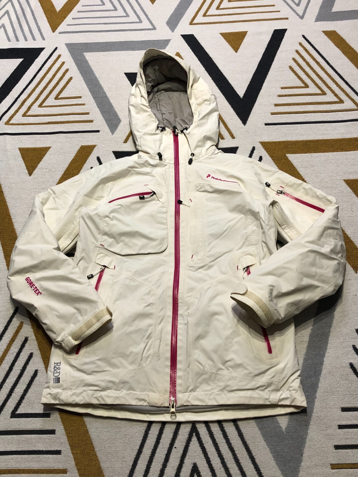 PEAK PERFORMANCE WOMENS HELILO RECCO GORETEX PUFFER JACKET SIZE S RRP £490