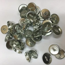 # 30 Wire Eye Backs Button Making 1 Gross 144 pc Upholstery Supplies (US132)