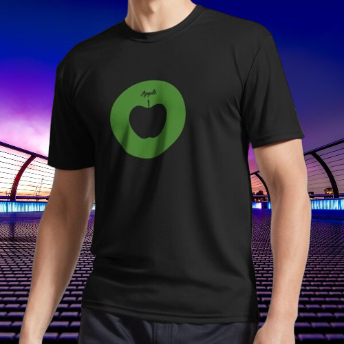 New Shirt Apple Records Logo T-Shirt Funny American Usa Unisex Size S-5XL