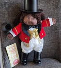 1986 Cabbage Patch Kids Circus AA Ringmaster Black Hair Brwn Eyes Filomena Laura