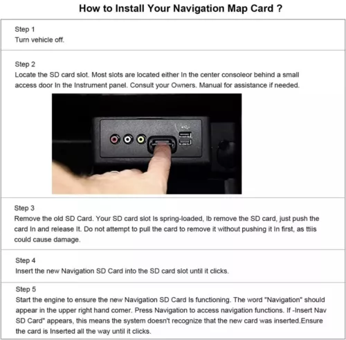 LATEST 2024 UPDATE For Ford Lincoln B15 SD Card Navigation USA/MEXICO GPS Maps - Picture 5 of 6