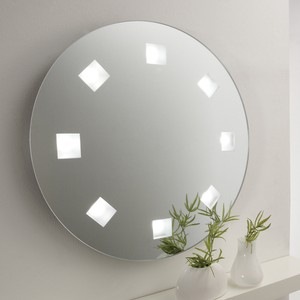 Spiegel Wandspiegel Rund O 55 Cm Badspiegel Led Beleuchtung Badezimmerspiegel 14 Ebay