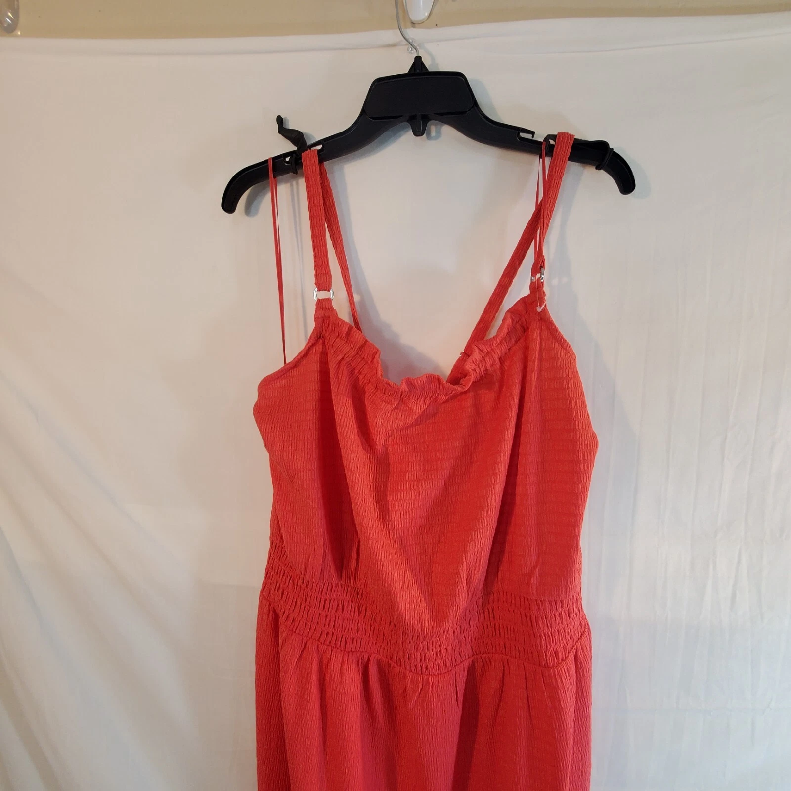 *MICHAEL MICHAEL KORS Abito donna 3X anello geranio maxi tubino spacco laterale nuovo