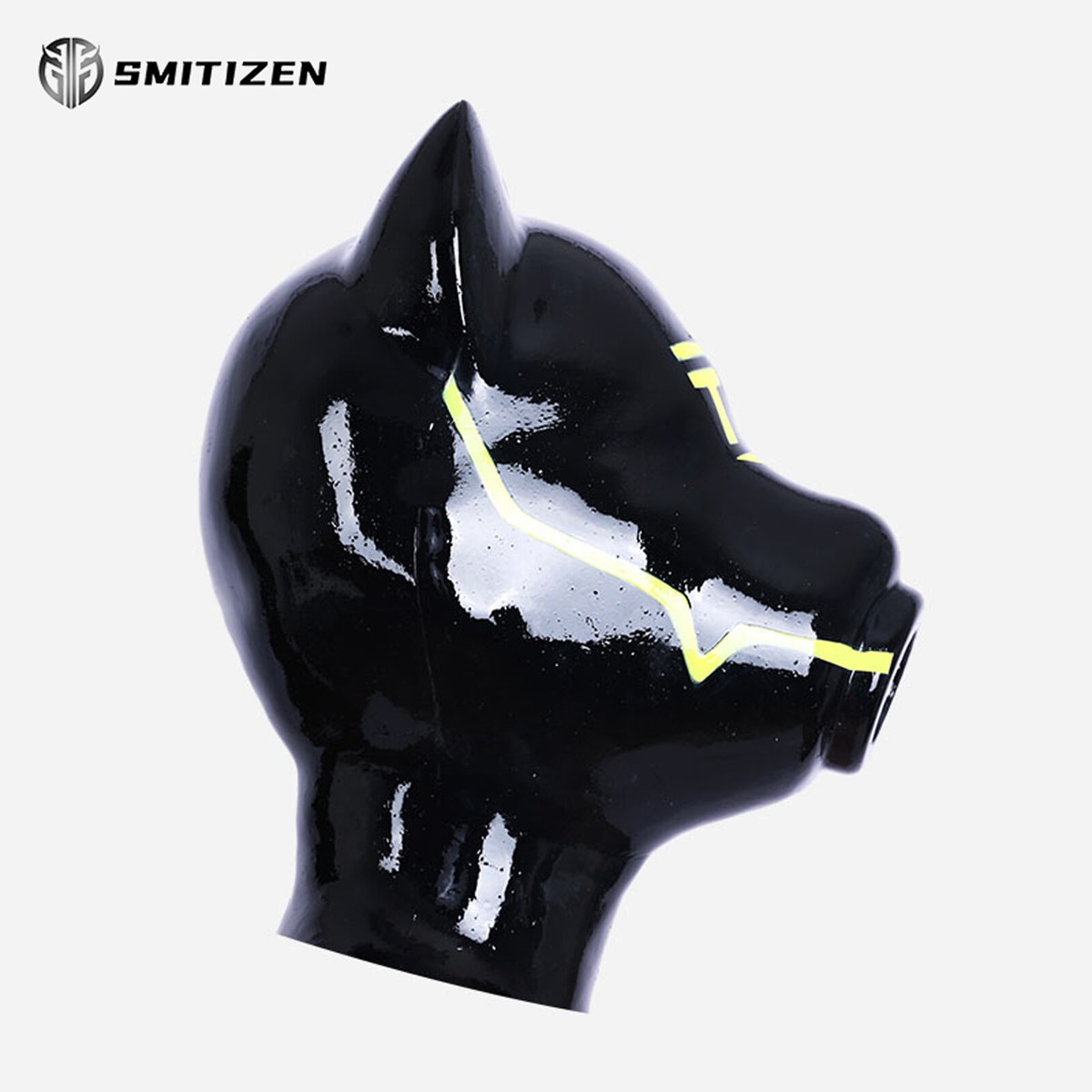 Smitizen Silicone Short Ears Drone Hood Toy Pattern Latex