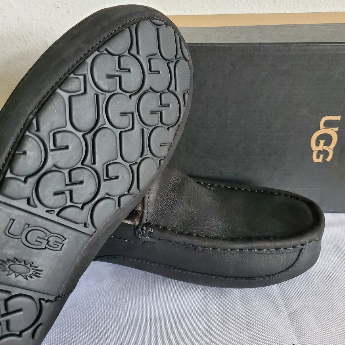 UGG Black Loafers Slippers 1103889 UGG Men main image 4