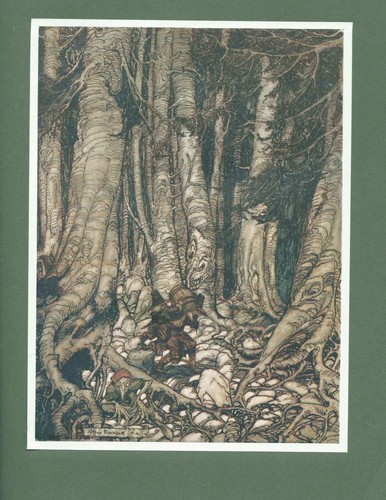 Original Antique Arthur Rackham Tipped In Book Plate. Rip Van Winkle ...