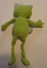 NEW Bunnies By The Bay Tadbit Knee-dy Knotty Green Plush Frog Stuffed  Knots
