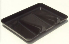 Tupperware Soap Dish Rest Scouring Pad Sponge Holder Slanted Black Brand New