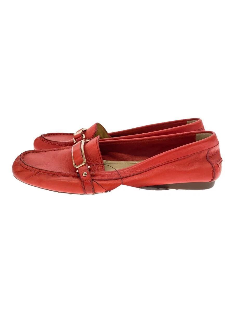 Coach store red loafers