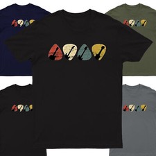 Vintage Guitar Pick Guitarist Funny Tee Top Mens Tshirt #DM #2