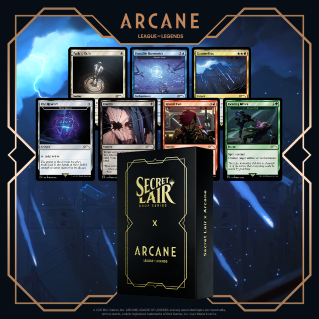 MTG: Magic The Gathering Secret Lair x Arcane League of Legends | eBay