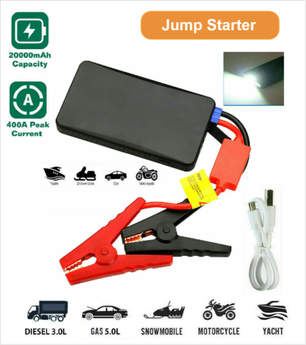 Portable Mini voiture Jump Starter-20000mAh Power Bank Booster USB  Chargeur