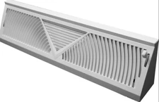 CONTINENTAL INDUSTRIES 150W 15" SUNBURST BASEBOARD DIFFUSER VENT *S75