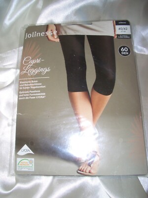 Sexy Capri Leggings von Jolinesse Gr. 40-42 schwarz 60 den OVP