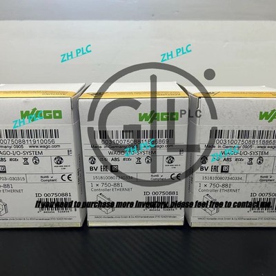 1PCS New WAGO 750-881 750-881 Ethernet Controller PLC Module In Box 750-881