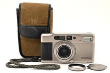 Near MINT w/Case CONTAX TVS 35mm Point Shoot Compact Film Camera JAPAN A-755