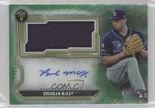 2020 Triple Threads Single Jumbo Relics Emerald 17/50 Brendan McKay Auto 19wd