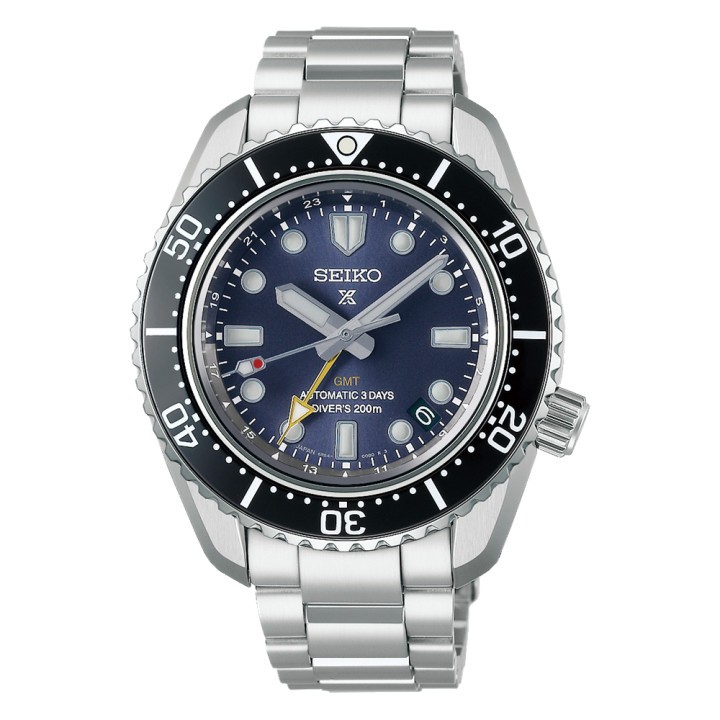 RARE New Seiko Prospex 1968 Heritage GMT Blue Automatic Men Divers 