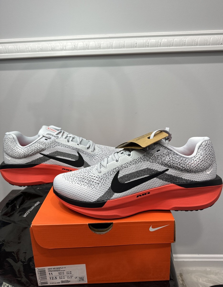 Nike Air Winflo 11 Shoes Mens Size 11 Pure Platinum Running
