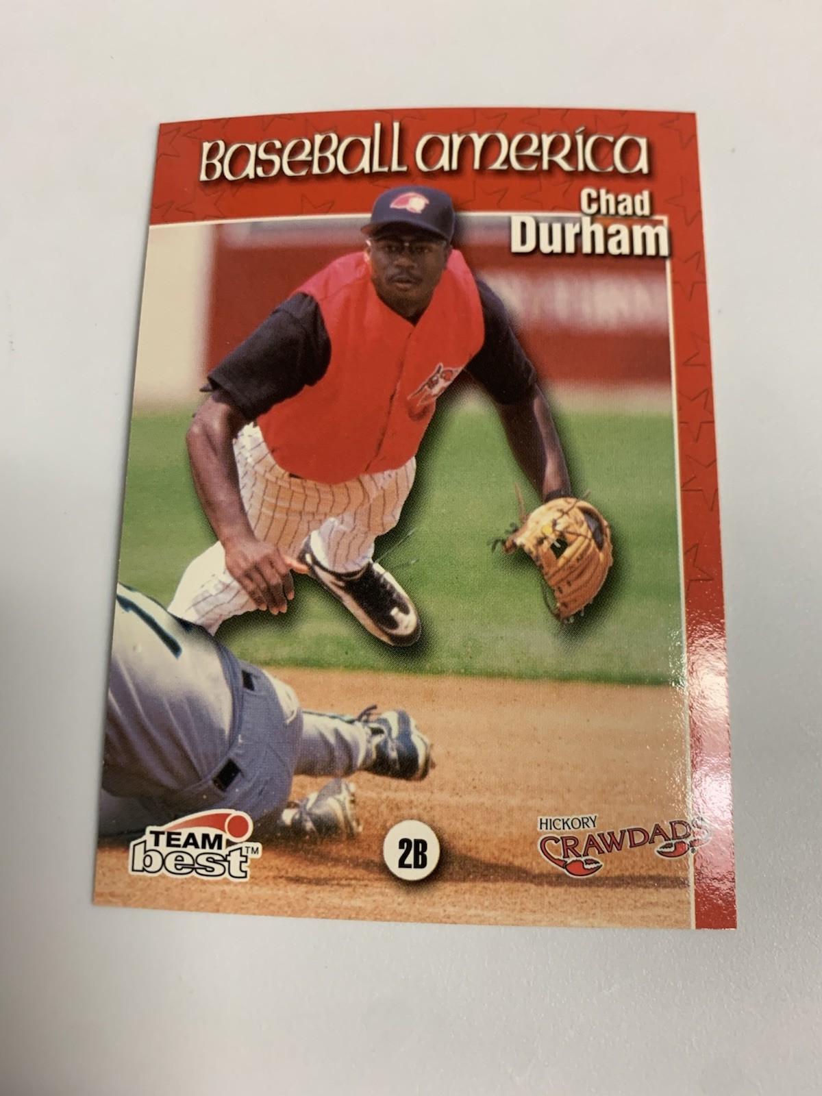 1999 Team Best Baseball America Chad Durham Hickory Crawdads