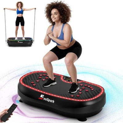 3D Plus Vibration Plate Exercise Machine, Full Body Vibrating Platform for Stren