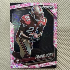 FRANK GORE 2025 PRIZM BLACK CHOICE CHERRY BLOSSOM 49ERS A /20 Q5849