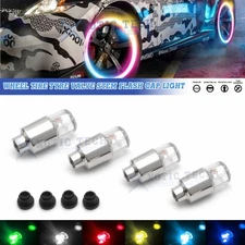 For Dodge Charger Challenger LED Wheel Tyre Tire Air Valve Stem Flash Light