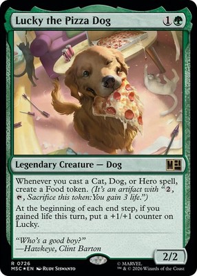 Lucky the Pizza Dog - 726 - NM - Commander: Marvel Super Heroes