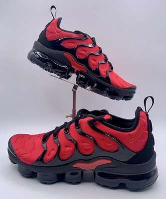 MEN S SIZE 9.5 Nike Air VaporMax Plus University Red/Black Sneakers [CU4863-600]