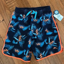 New Tommy Bahama Board shorts Boys Size 7 Pull On Drawstring Waist