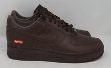 Nike Supreme x Air Force 1 Low Box Logo - Marrone Barocco Taglia 9 CU9225-200