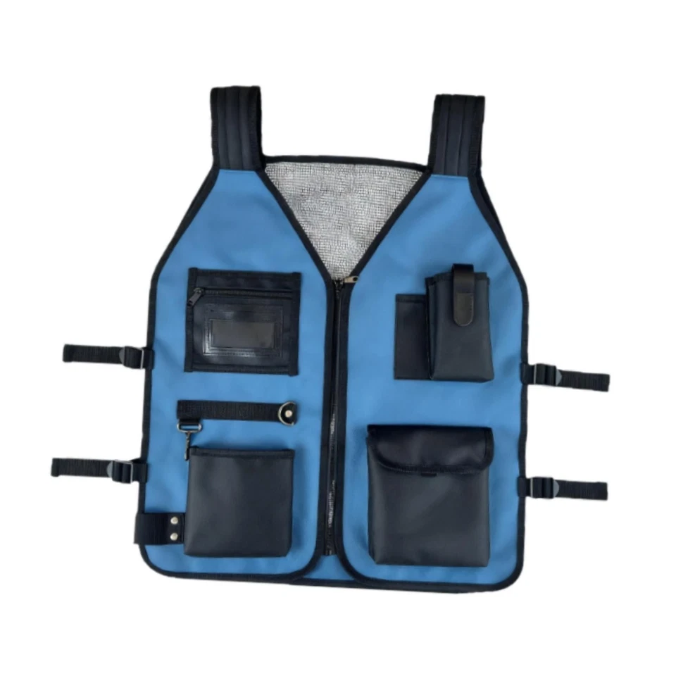 Electrician Tool Vest Waterproof for Worksite Carpenter Repair Woodworking - Image 3 of 4