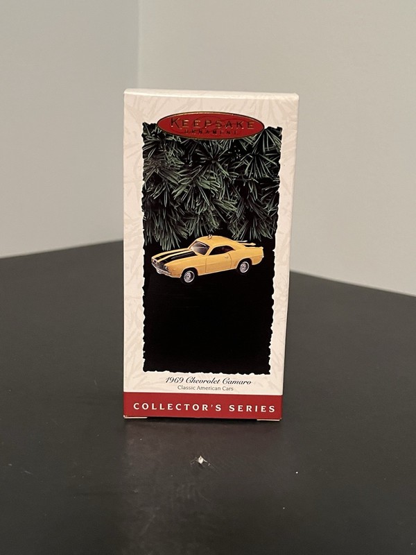 HALLMARK 1969 CHEVROLET CAMARO #5 CLASSIC AMERICAN CARS SERIES 1995 ORNAMENTS