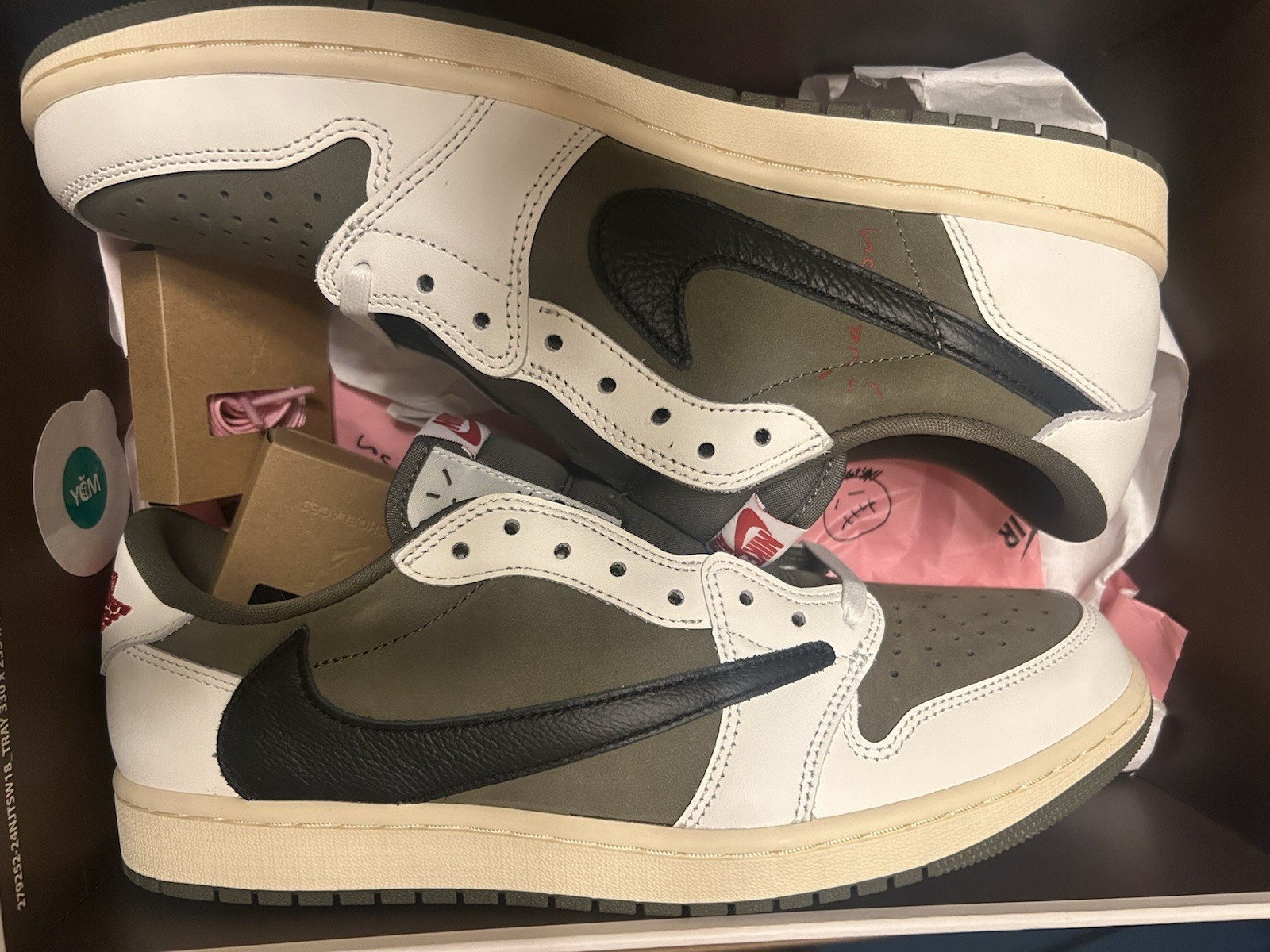 Size 12 - Travis Scott x Air Jordan 1 Retro OG SP Low Reverse Olive / Medium...
