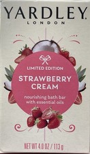 12 Bars YARDLEY LONDON LIMITED EDITION Bar Soap Strawberry Cream 4.0 Oz Each