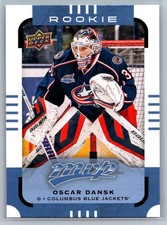 2015-16 Upper Deck MVP #193 Oscar Dansk Columbus Blue Jackets RC Rookie