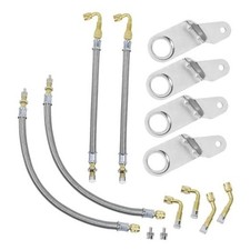 Valve Stem Extenders, Double Tires Air Inflation Kit 6 Pieces Valve Type 1