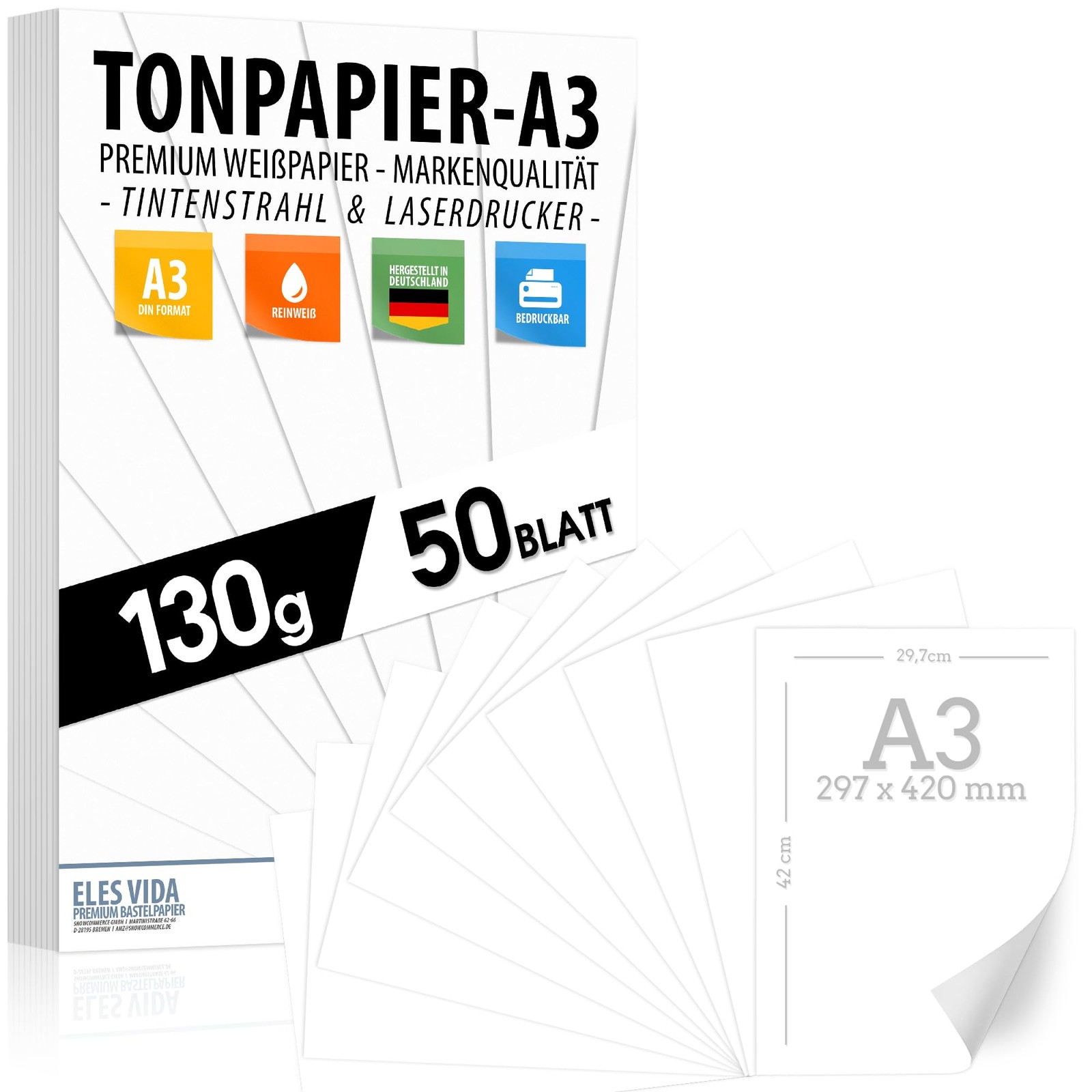 Papier à dessin anti-déchirure 130g feuilles pour corriger sans transpercer