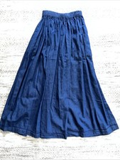 Vintage George Marciano Guess Jeans Pleated Denim Skirt Sz 2