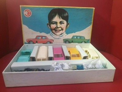 CCCP USSR RARE AVTOKONSTRUKTOR auto constructor clockwork cars MIB OVP 1970/80s