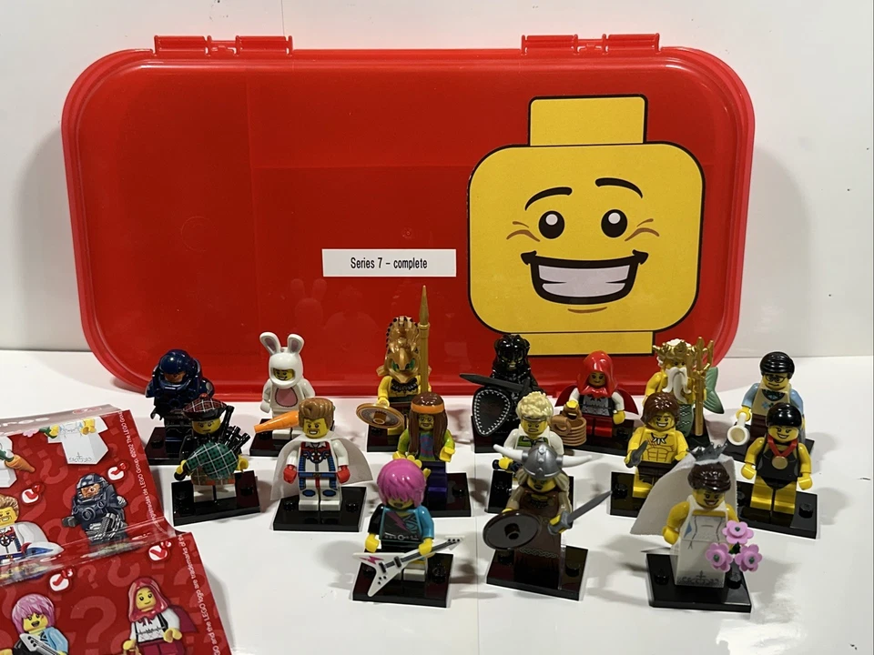 Juego completo de 16 minifiguras coleccionables Lego serie 7 8831 Foto 2 de 4