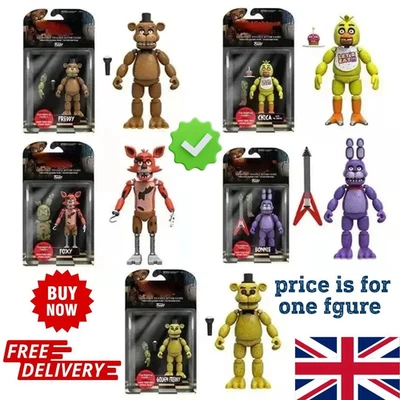 New FNAF FIVE NIGHTS AT FREDDY'S Springtrap SET Articulated Action Figures