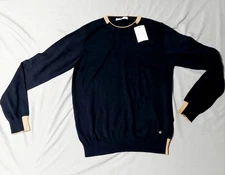 Manuel Ritz Men's Sweater Navy Size S