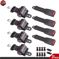 Universal Golf Cart Seat belts with buckles For EZGO Yamaha Club Car 4 Sets