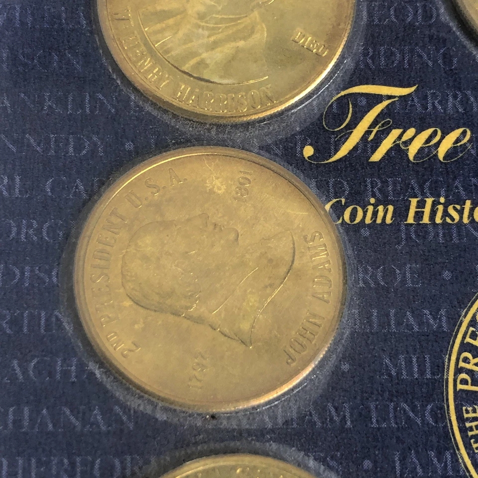 1997 Readers Digest History of the U.S. Presidents Brass Presidential Coin Set - Image 4 of 4